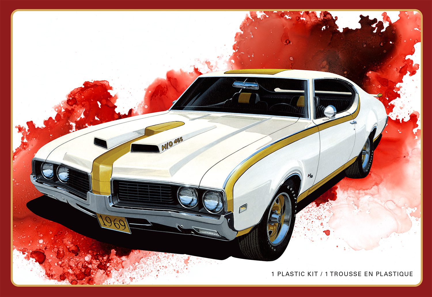 amt-1969-hurst-oldsmobile-cutlass-maquette-voiture-1-25 image 1