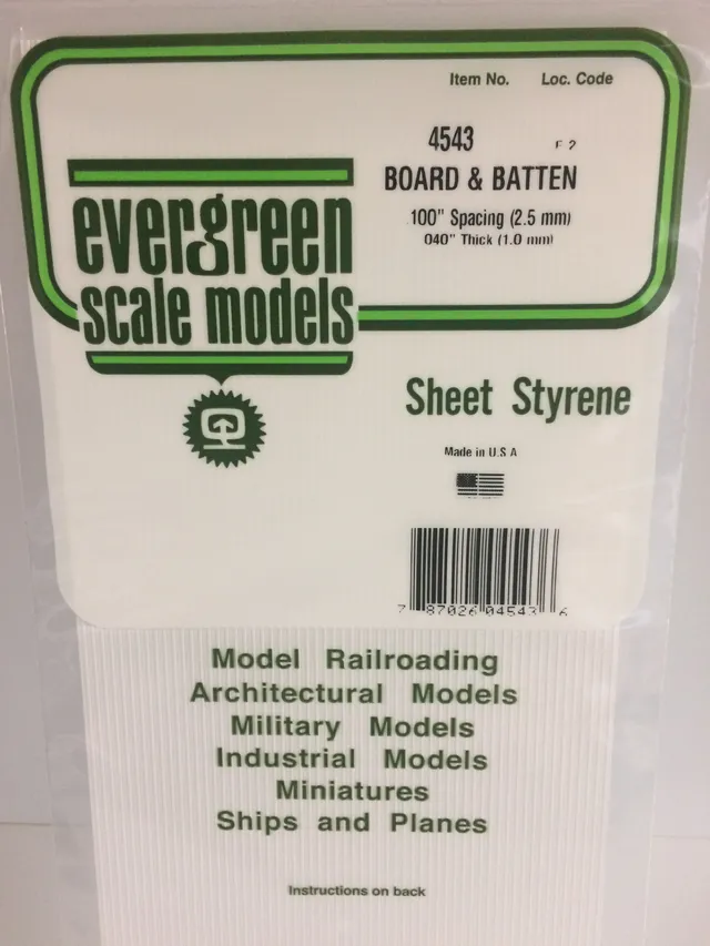 evergreen-siding-4543-plaque-bardage-blanc-board-batten-1-feuille image 1