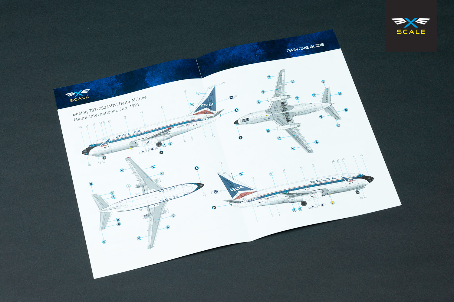 x-scale-b737-2s3-delta-airlines-d-cal-avion image 5