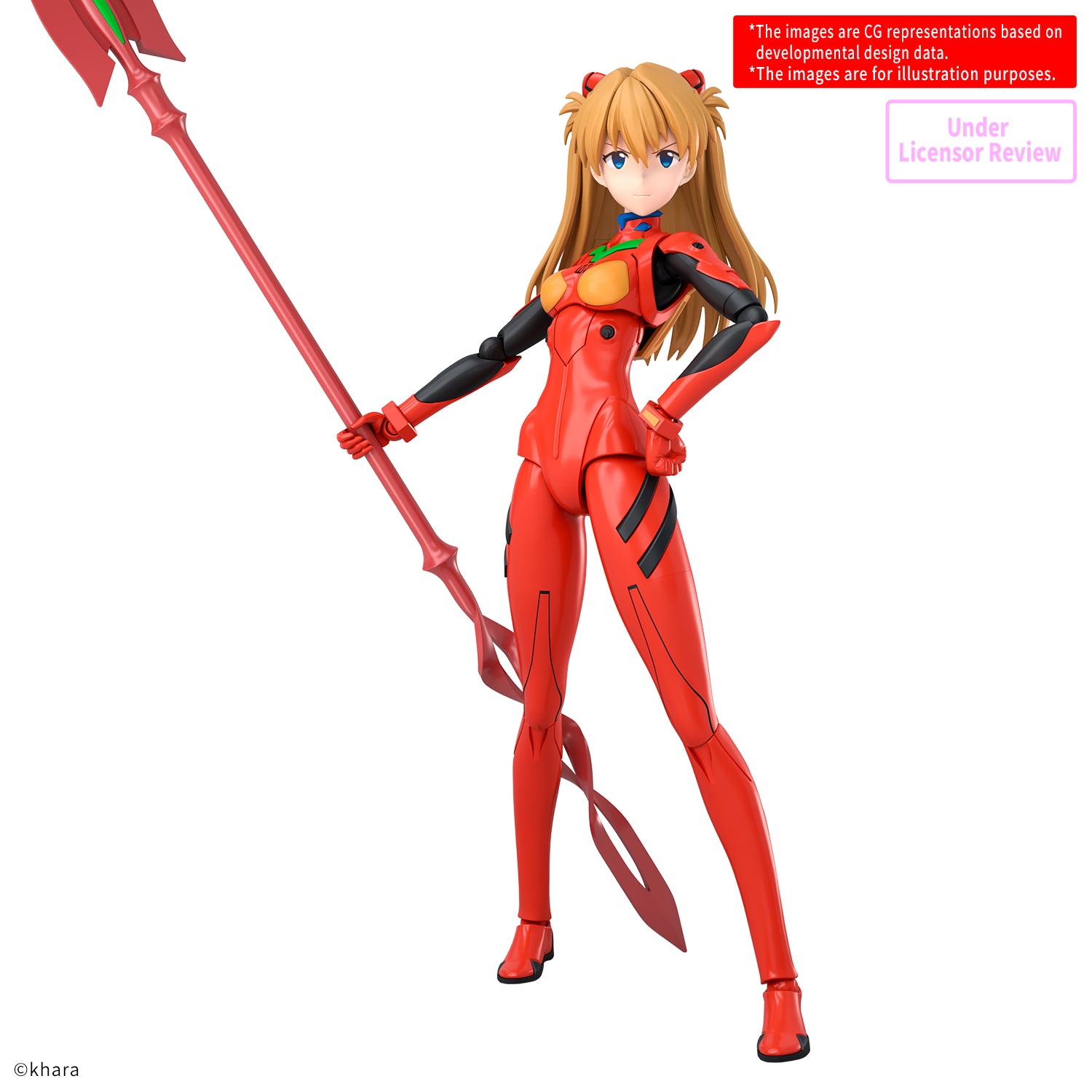 bandai-30mp-asuka-shikinami-langley-plug-suit-maquette-evangelion image 1