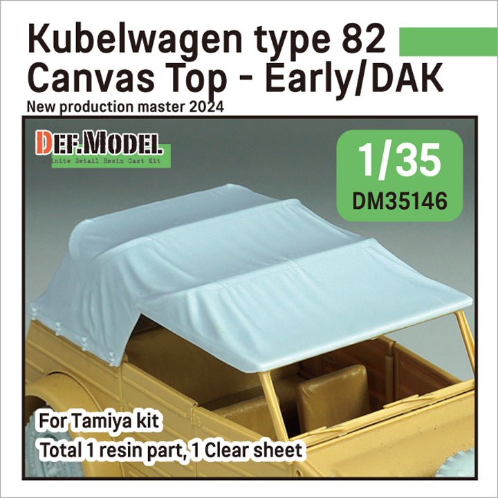 def-model-dm35146-kubelwagen-type-82-b-che-toile-1-35-early-dak image 1