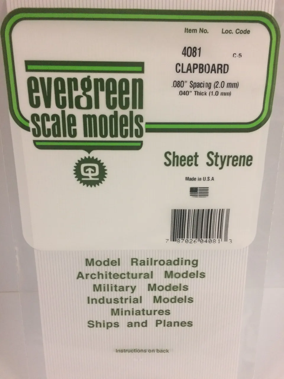 evergreen-siding-4081-plaque-bardage-15x30-cm-clapboard image 1