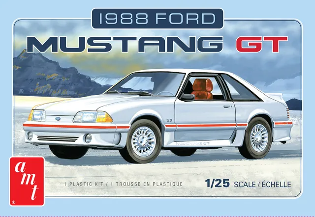 amt-ford-mustang-1988-maquette-voiture-1-25-plus-de-110-pi-ces image 1