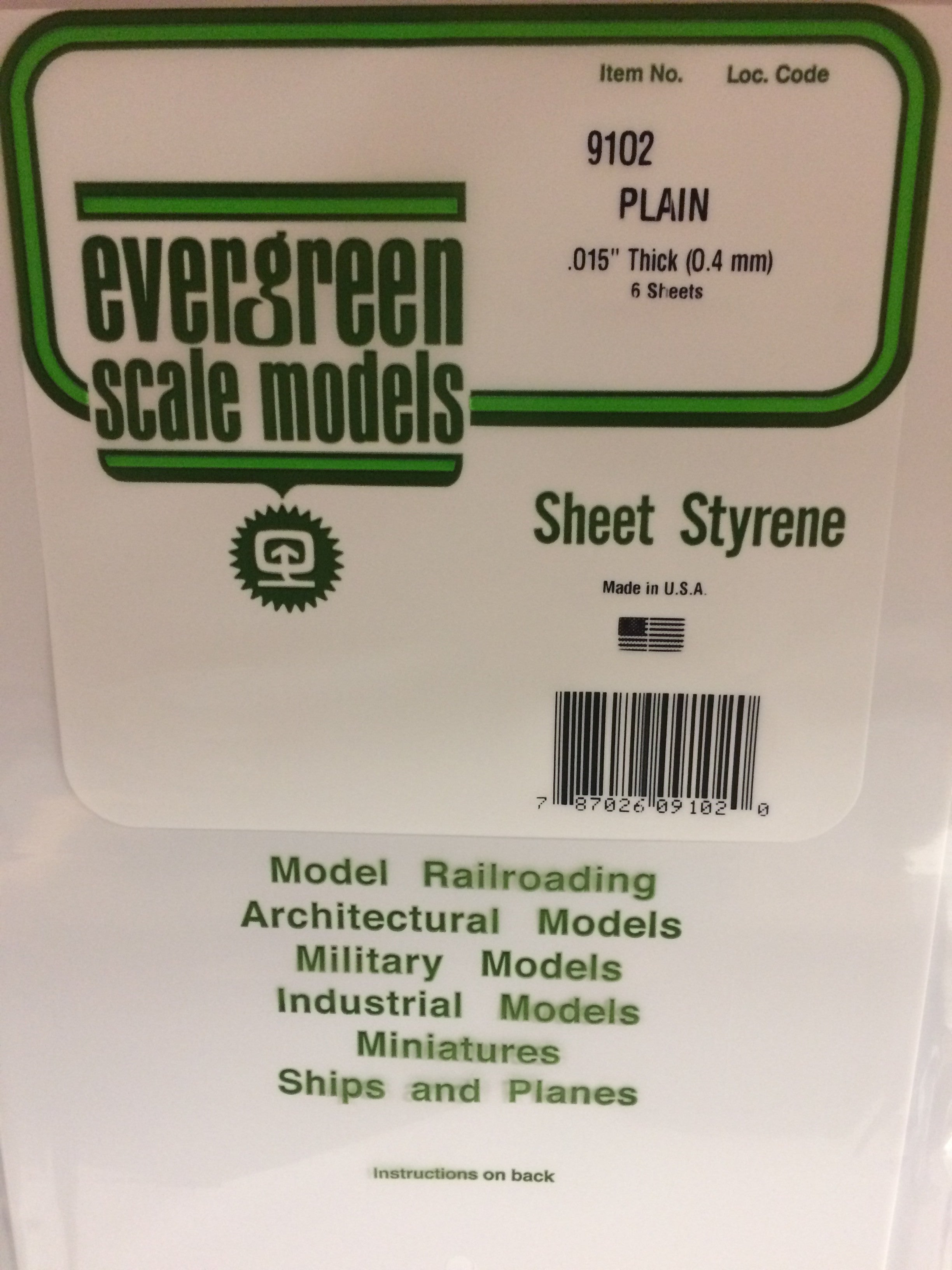 evergreen-sheets-9015-plaque-polystyr-ne-blanche-0-38-mm-lot-3 image 2
