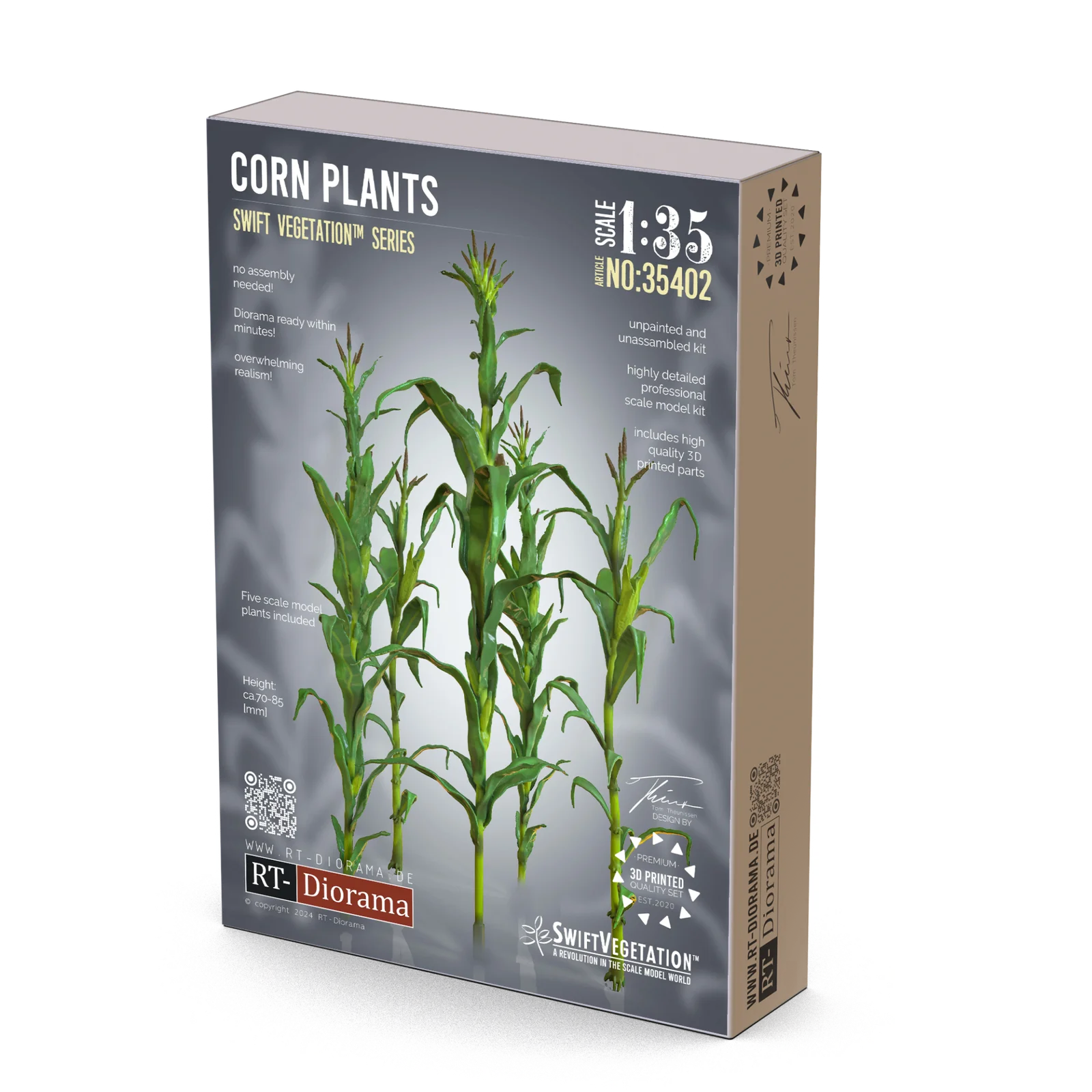 rt-diorama-35402-maquette-plants-de-ma-s-1-35-5-pi-ces-r-sine image 1