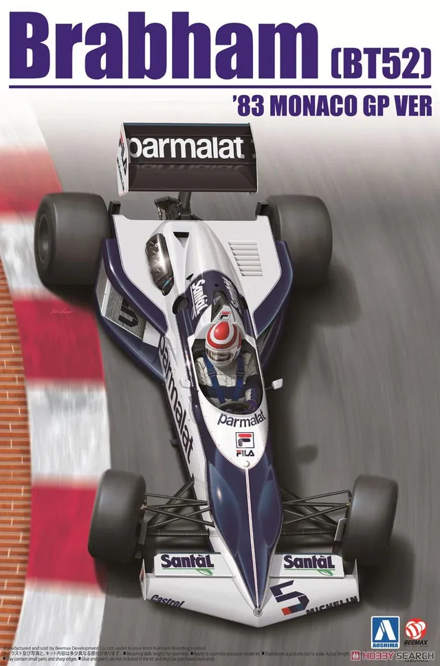 beemax-20002-maquette-f1-brabham-bt52-monaco-1983-1-20 image 1