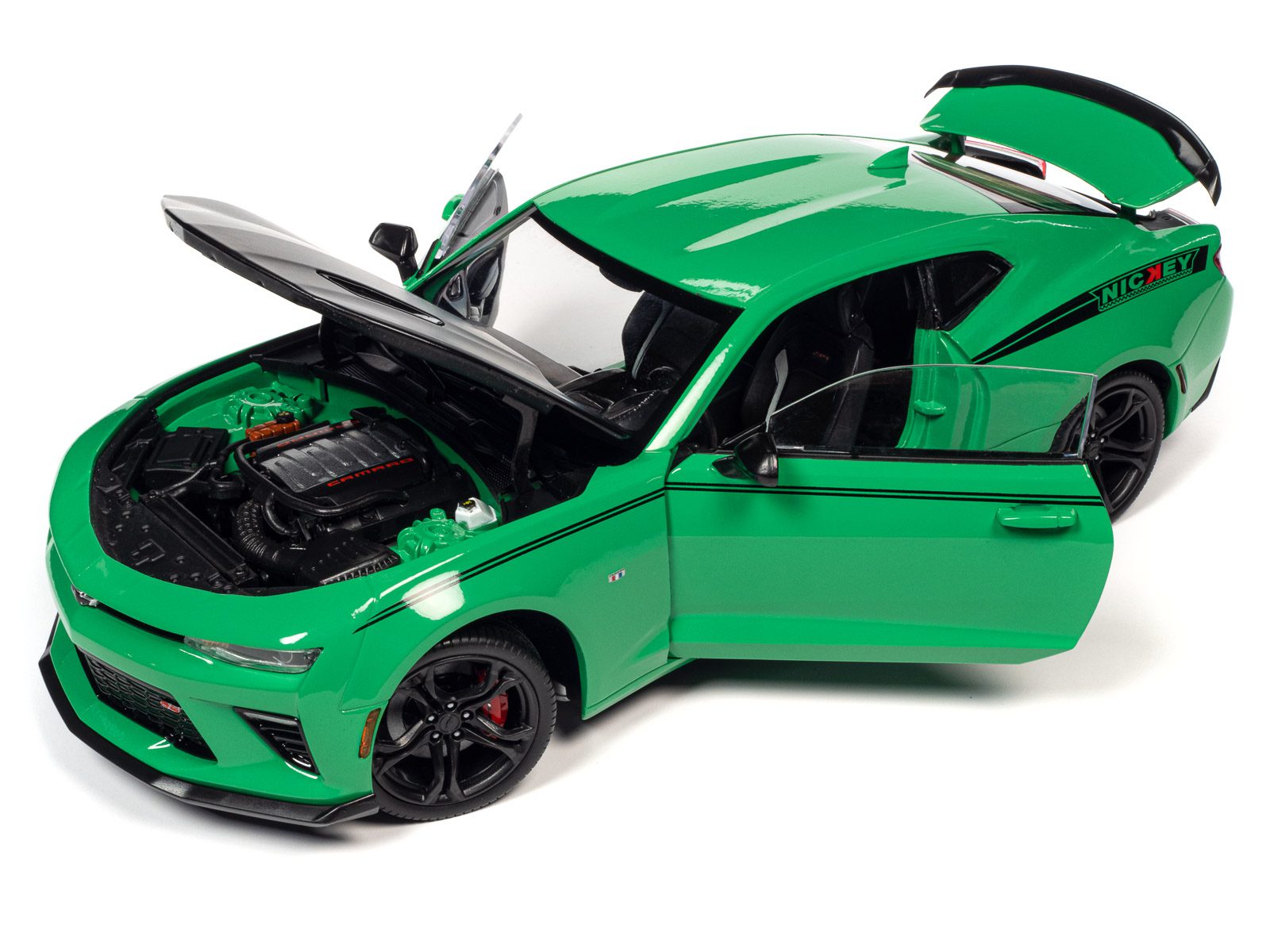 american-muscle-camaro-ss-1le-nickey-miniature-1-18-verte-krypton image 2
