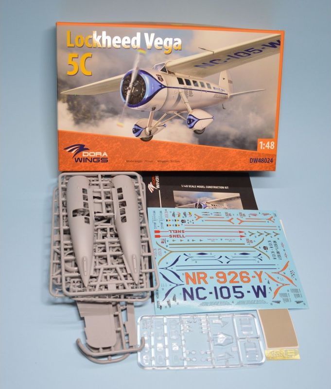 dora-wings-lockheed-vega-5c-1-48-kit-maquette-avion-civil image 5