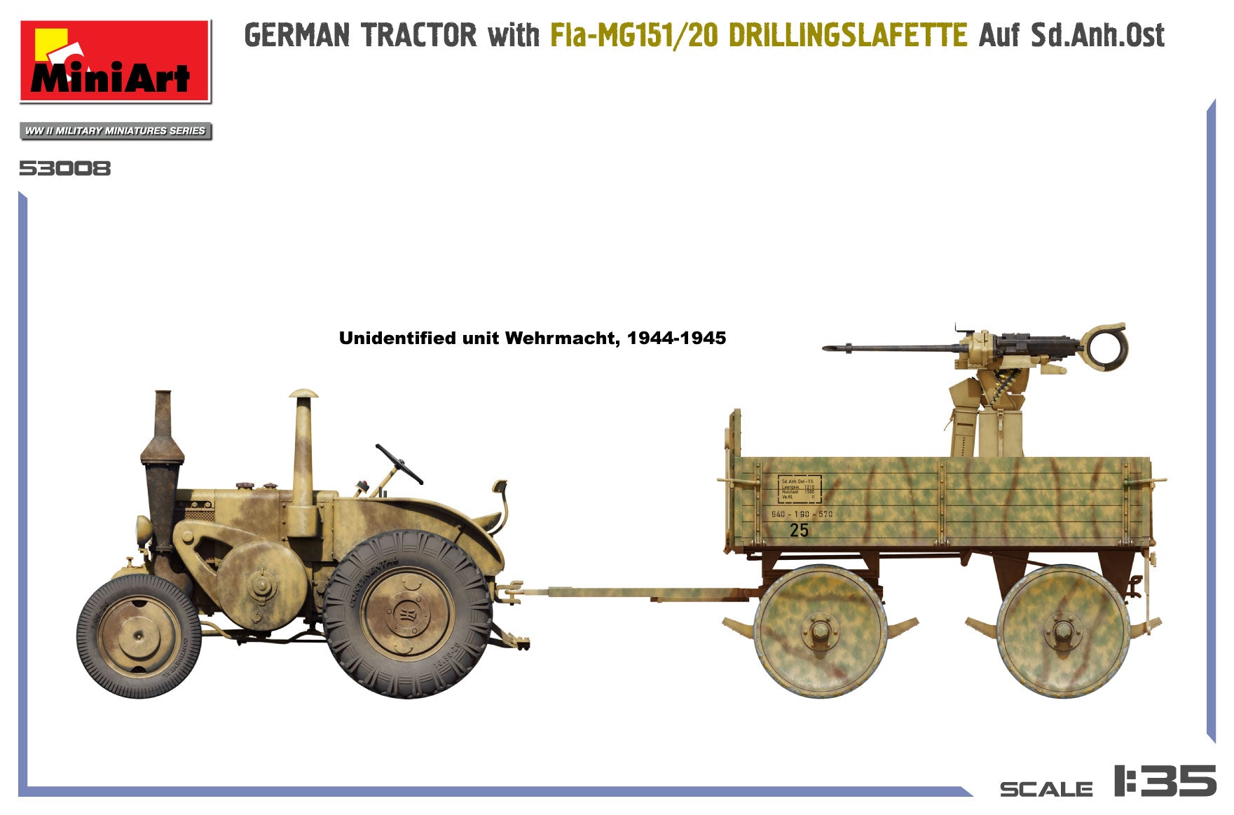 miniart-53008-tracteur-allemand-maquette-militaire-1-35-ww2 image 2