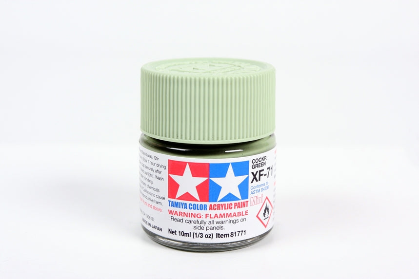 tamiya-xf71-peinture-acrylique-vert-cockpit-10ml-mat image 1