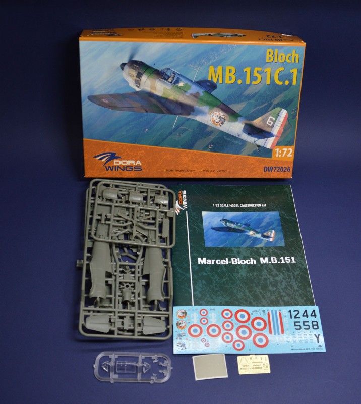 dora-wings-bloch-mb-151c-1-maquette-avion-1-72-grec-dw72026 image 2