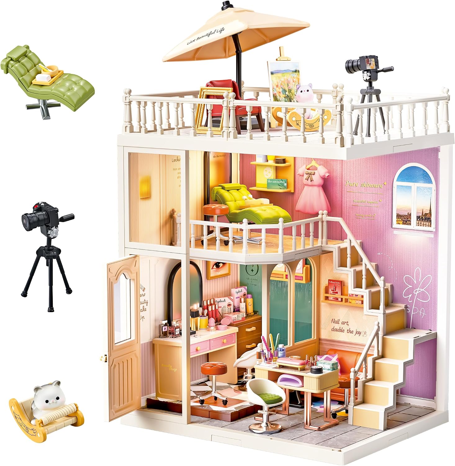 fairy-care-fc-dbs8014-dreamy-bay-maison-miniature-salon-beaut image 2