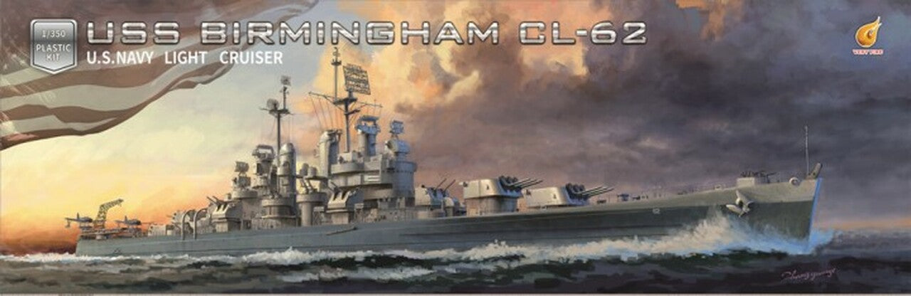 very-fire-vf350921-uss-birmingham-cl-62-maquette-bateau-1-350 image 1