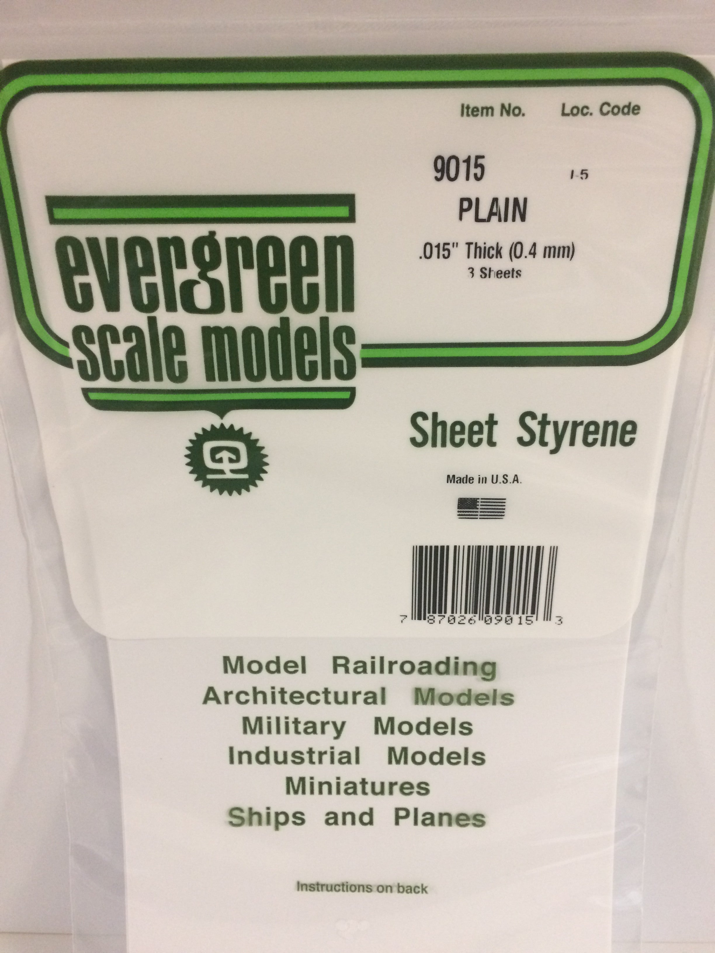 evergreen-sheets-9015-plaque-polystyr-ne-blanche-0-38-mm-lot-3 image 1