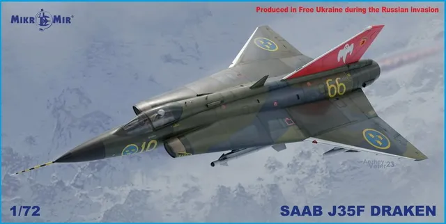 mikromir-saab-j35f-draken-maquette-chasseur-1-144 image 1