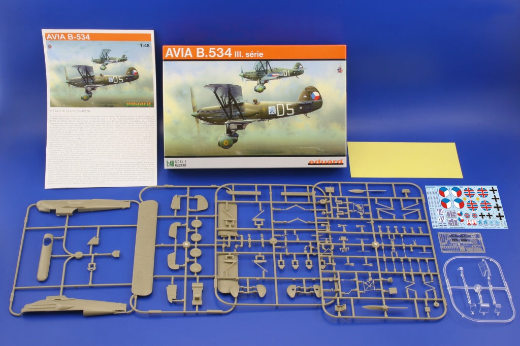 eduard-8191-avia-b-534-iii-1-48-maquette-avion-profipack image 2