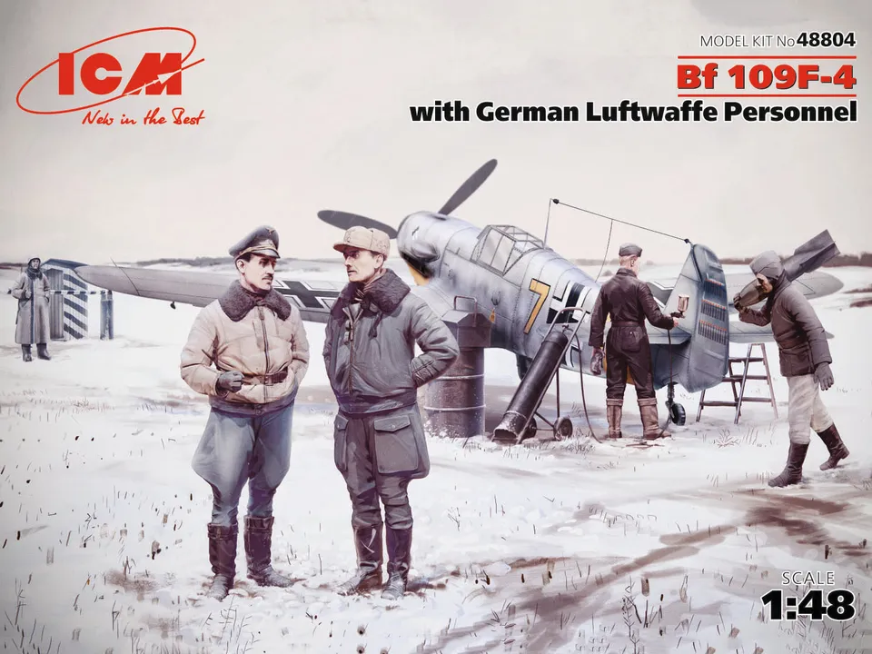 icm-48804-bf-109f-4-personnel-maquette-avion-1-48 image 1