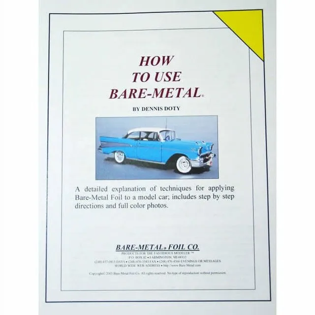 bare-metal-bmf-105-livret-guide-foil-maquette-auto image 1