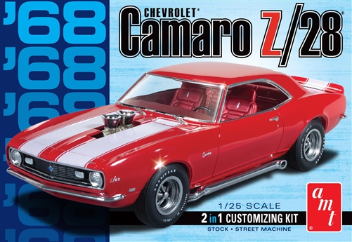 amt-1968-camaro-z-28-maquette-voiture-1-25-stock-custom image 1