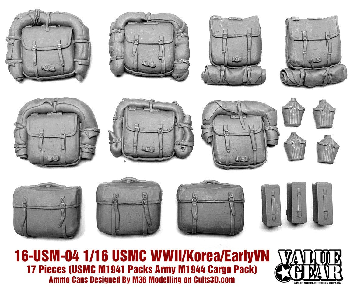 value-gear-16usm04-1-16-paquetages-usmc-m1941-accessoires image 1