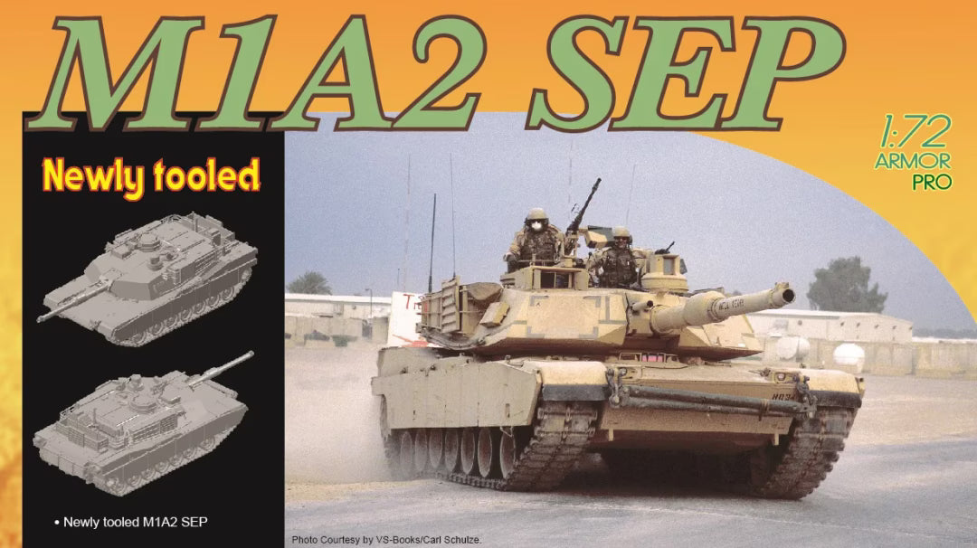dragon-7495-m1a2-sep-abrams-maquette-char-1-72 image 1