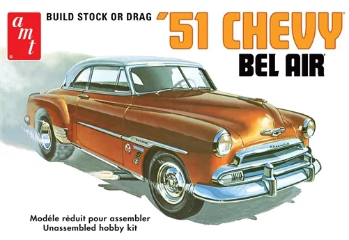 amt-chevy-bel-air-1951-maquette-1-25-kit-2-en-1-stock-drag image 1