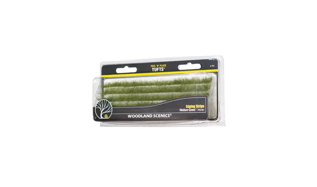woodland-scenics-fs781-medium-green-bandes-herbe-diorama image 1
