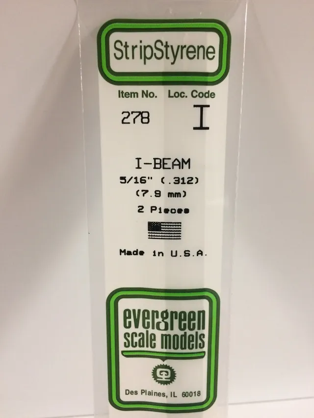 evergreen-shapes-278-poutre-en-i-plastique-7-9-mm-2-pcs image 1