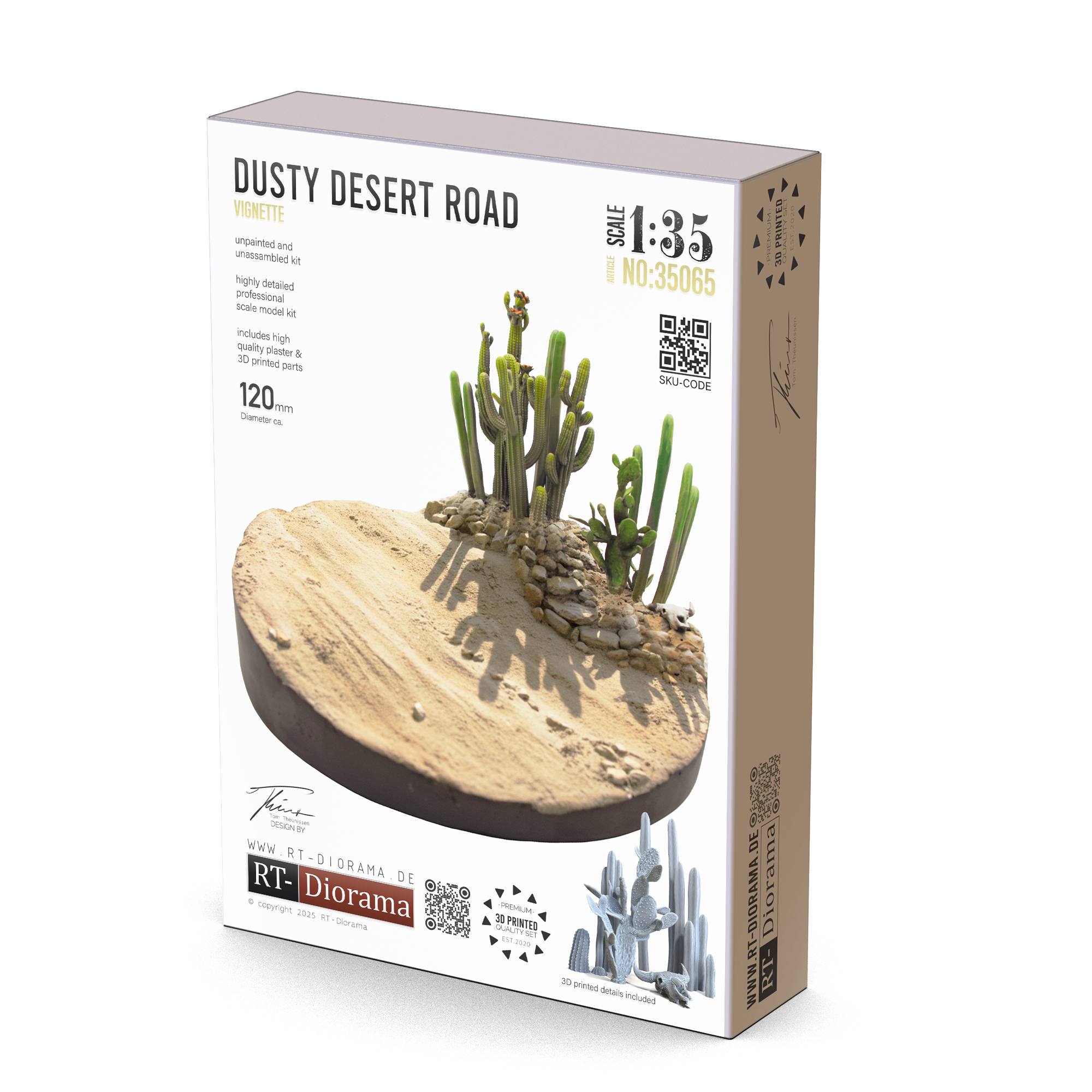 rt-diorama-35065-dusty-desert-road-socle-vignette-1-35 image 1
