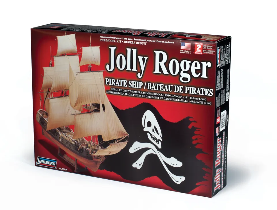 lindberg-jolly-roger-bateau-pirate-maquette-1-130-16-pouces image 1