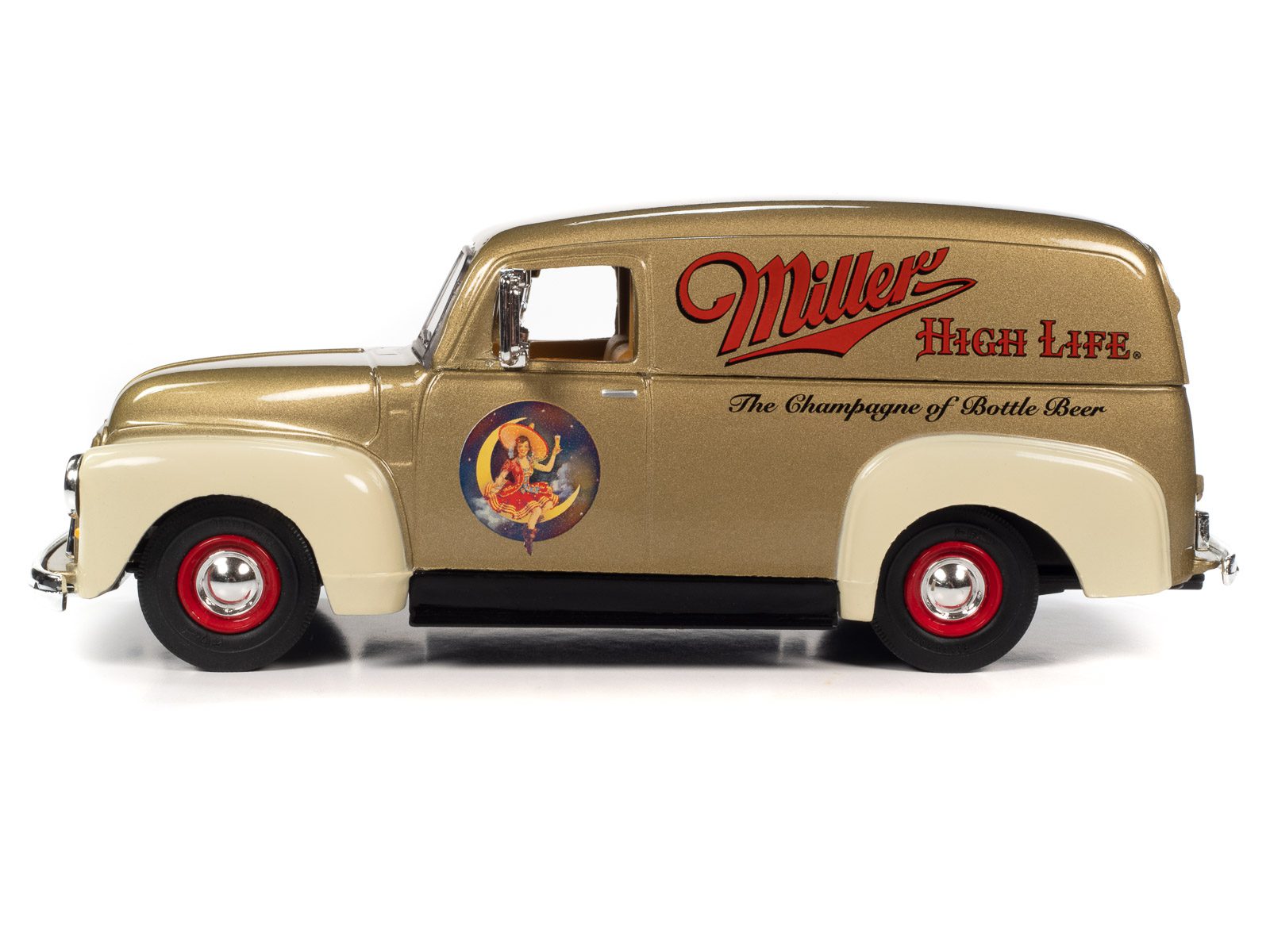 amt-auto-world-1951-gmc-delivery-miniature-1-25-miller-high-life image 6