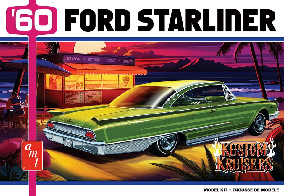amt-1960-ford-starliner-custom-maquette-voiture-1-25 image 1
