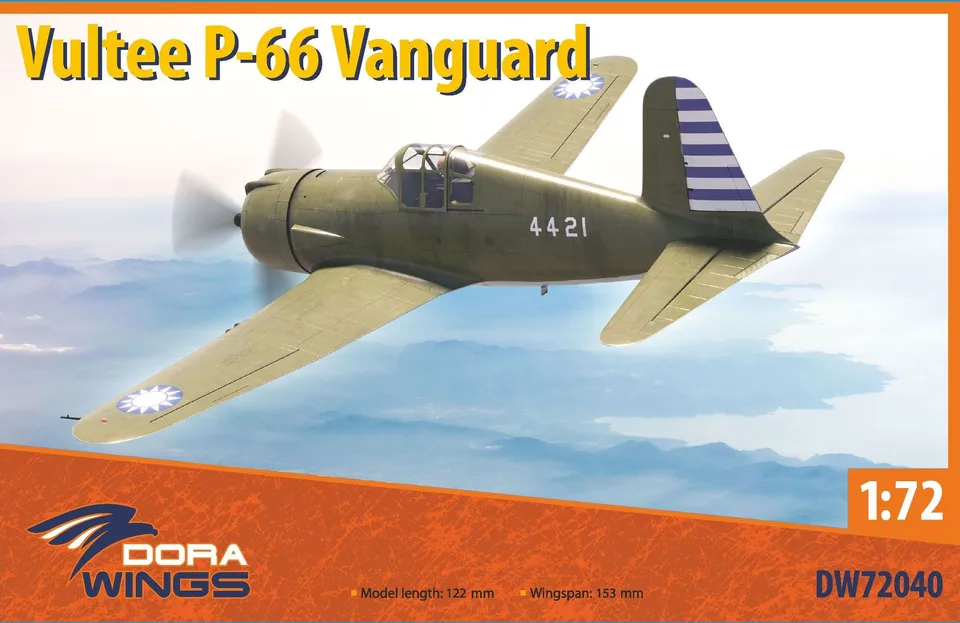 dora-wings-1-72-vultee-p-66-vanguard-maquette-avion-wwii image 1