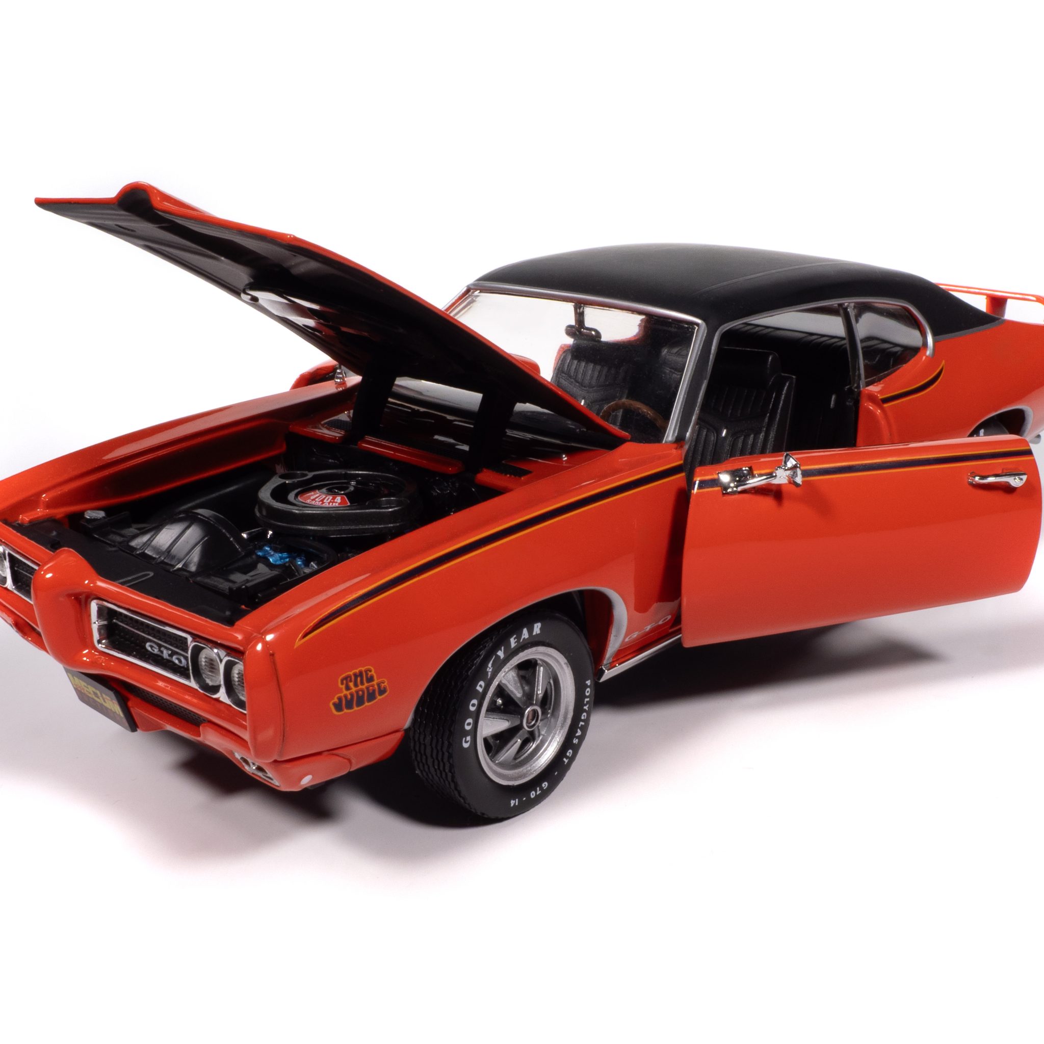 american-muscle-1969-pontiac-gto-judge-miniature-1-18-mecum image 2