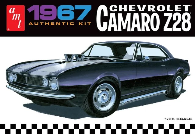 amt-1967-chevy-camaro-z28-maquette-1-25-stock-custom image 1