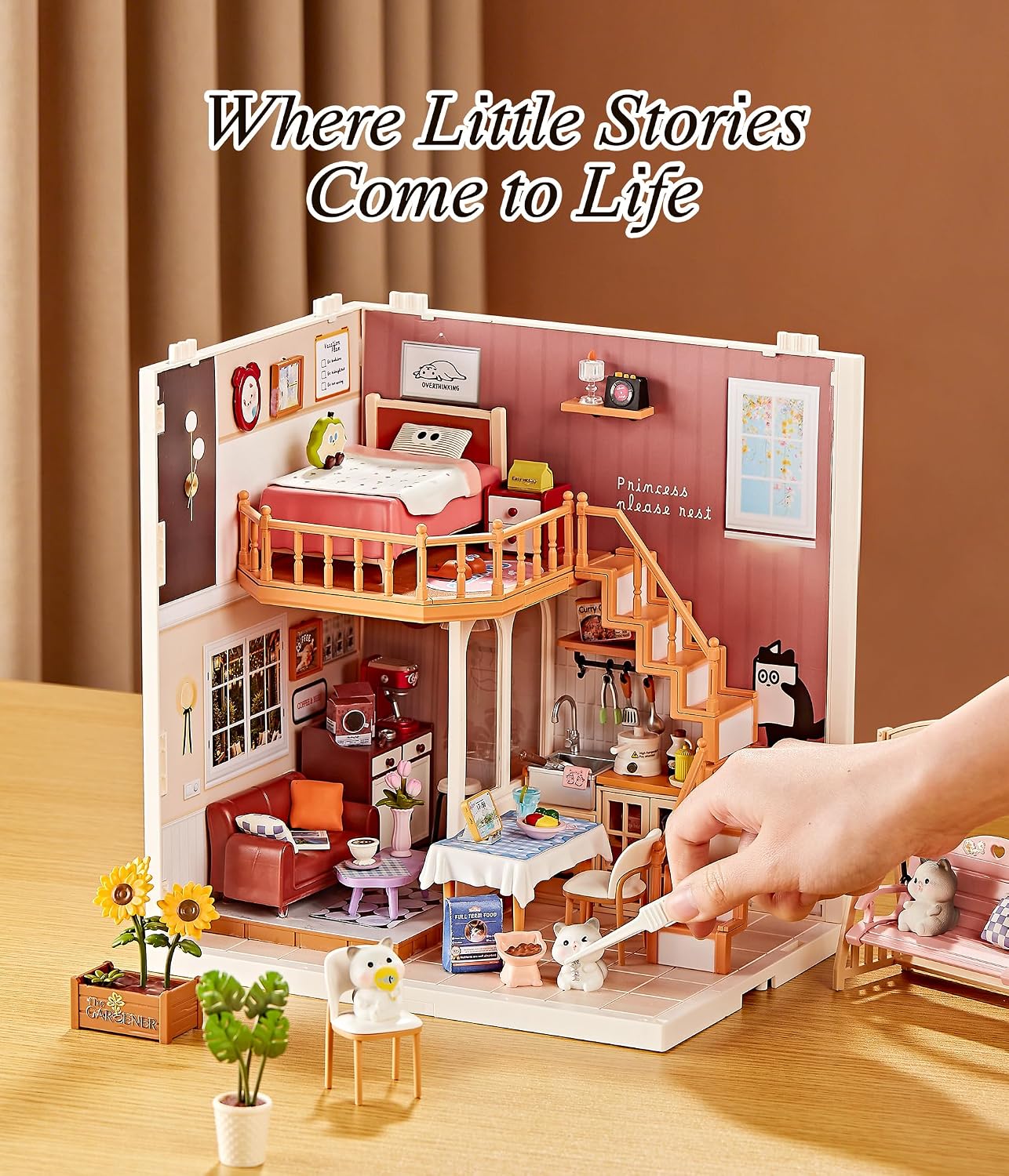 fairy-care-dreamy-bay-maison-miniature-chats-2-tages-78-pcs image 6