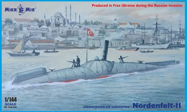 mikromir-144040-nordenfelt-ii-maquette-sous-marin-1-144 image 1