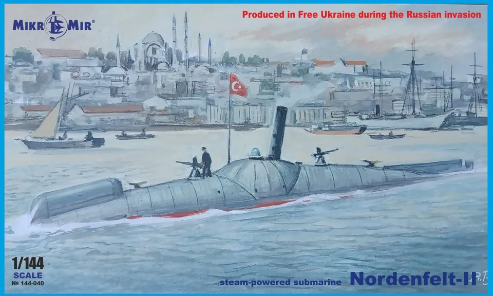 mikromir-144040-nordenfelt-ii-maquette-sous-marin-1-144 image 1