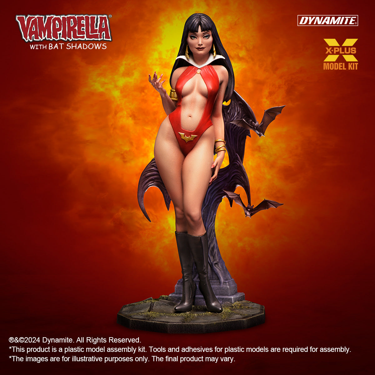 x-plus-vampirella-bat-shadows-maquette-1-8-plastique image 1