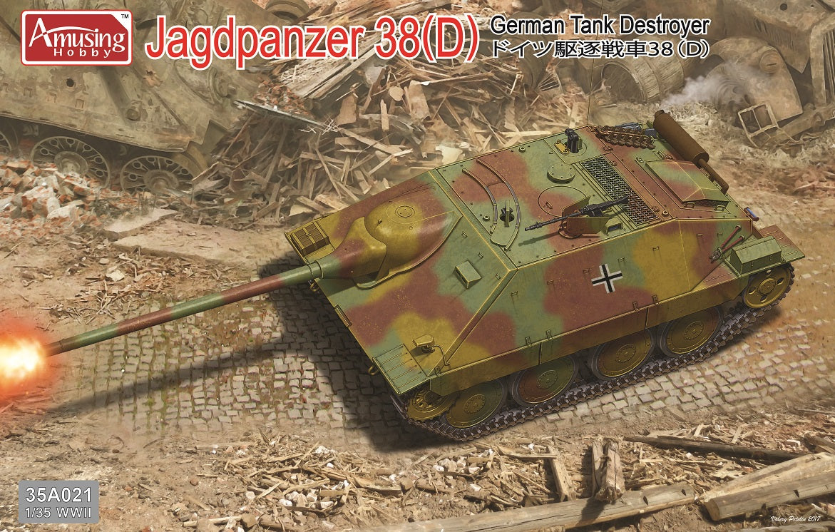 amusing-hobby-35a021-jagdpanzer-38-d-maquette-char-1-35 image 1