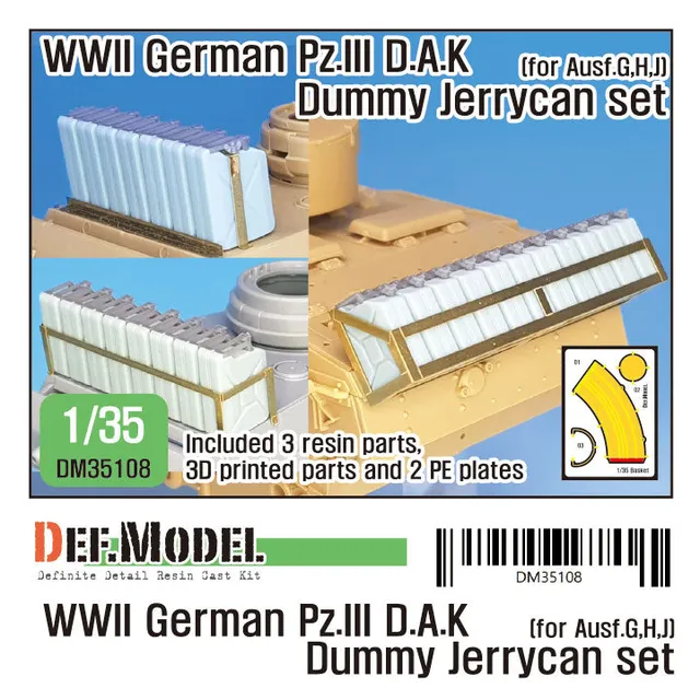 def-model-dm35108-jerrican-pz-iii-maquette-1-35 image 1