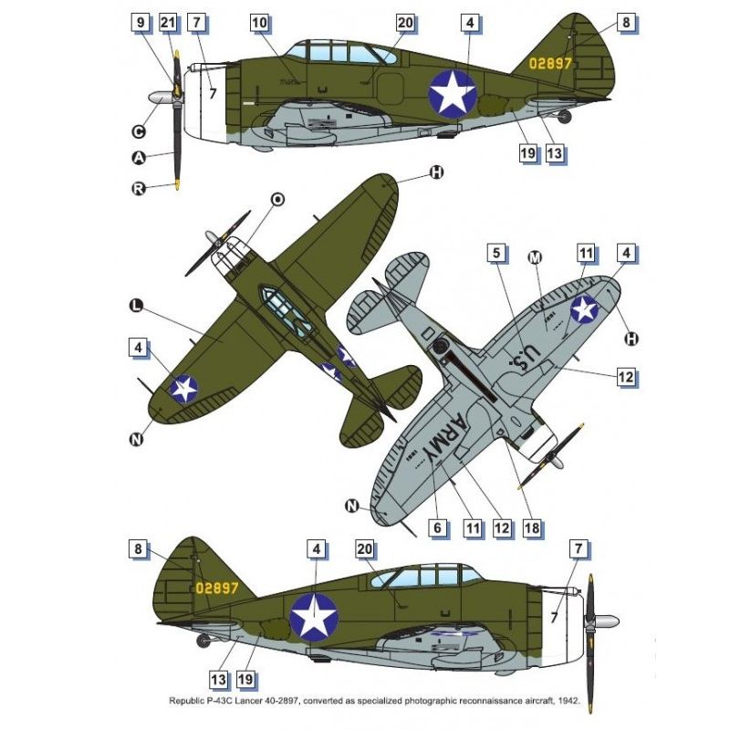 dora-wings-1-72-republic-p-43-lancer-maquette-avion-reco image 6