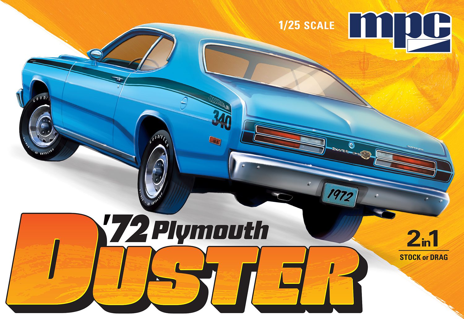 mpc-1972-plymouth-duster-maquette-1-25-muscle-car image 1
