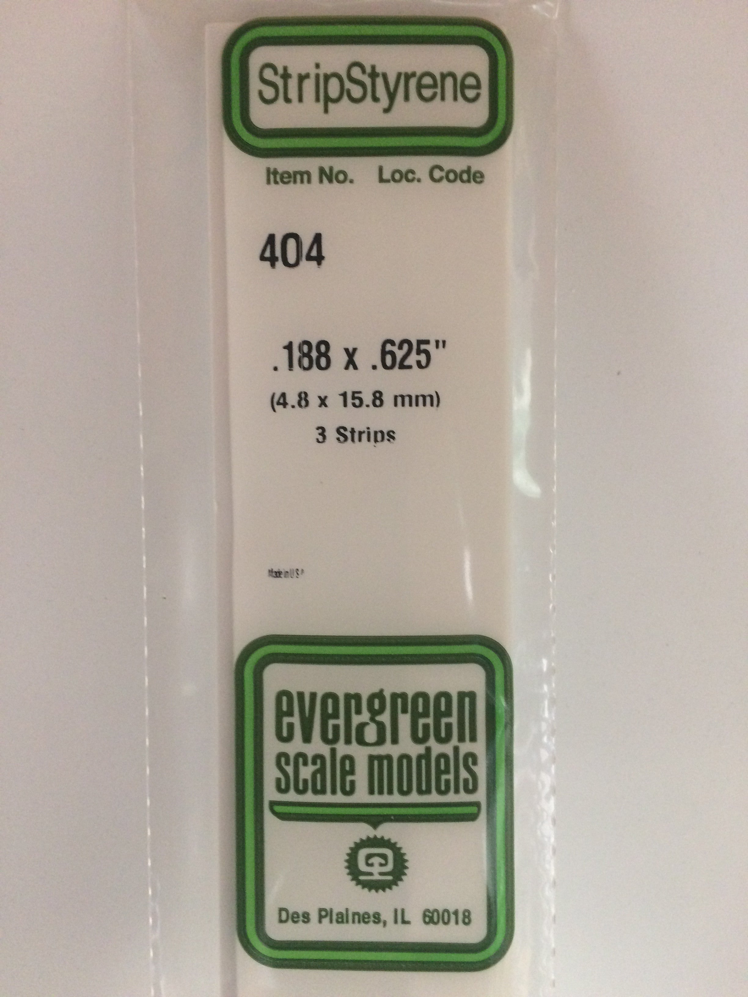 evergreen-strips-404-baguette-plastique-blanc-4-8x15-8-mm-3-pcs image 1