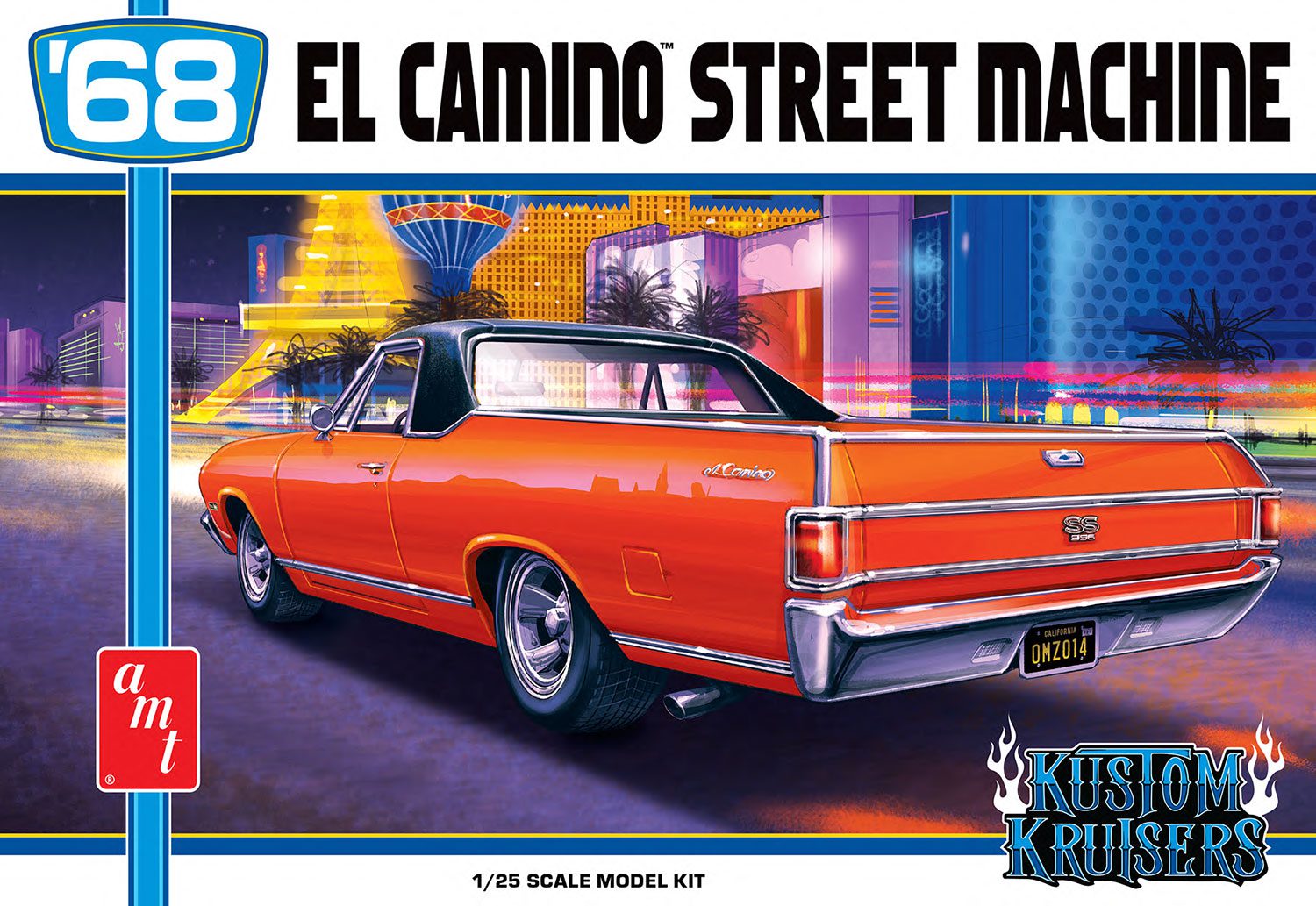 amt-el-camino-1968-street-machine-maquette-voiture-1-25-v8 image 1