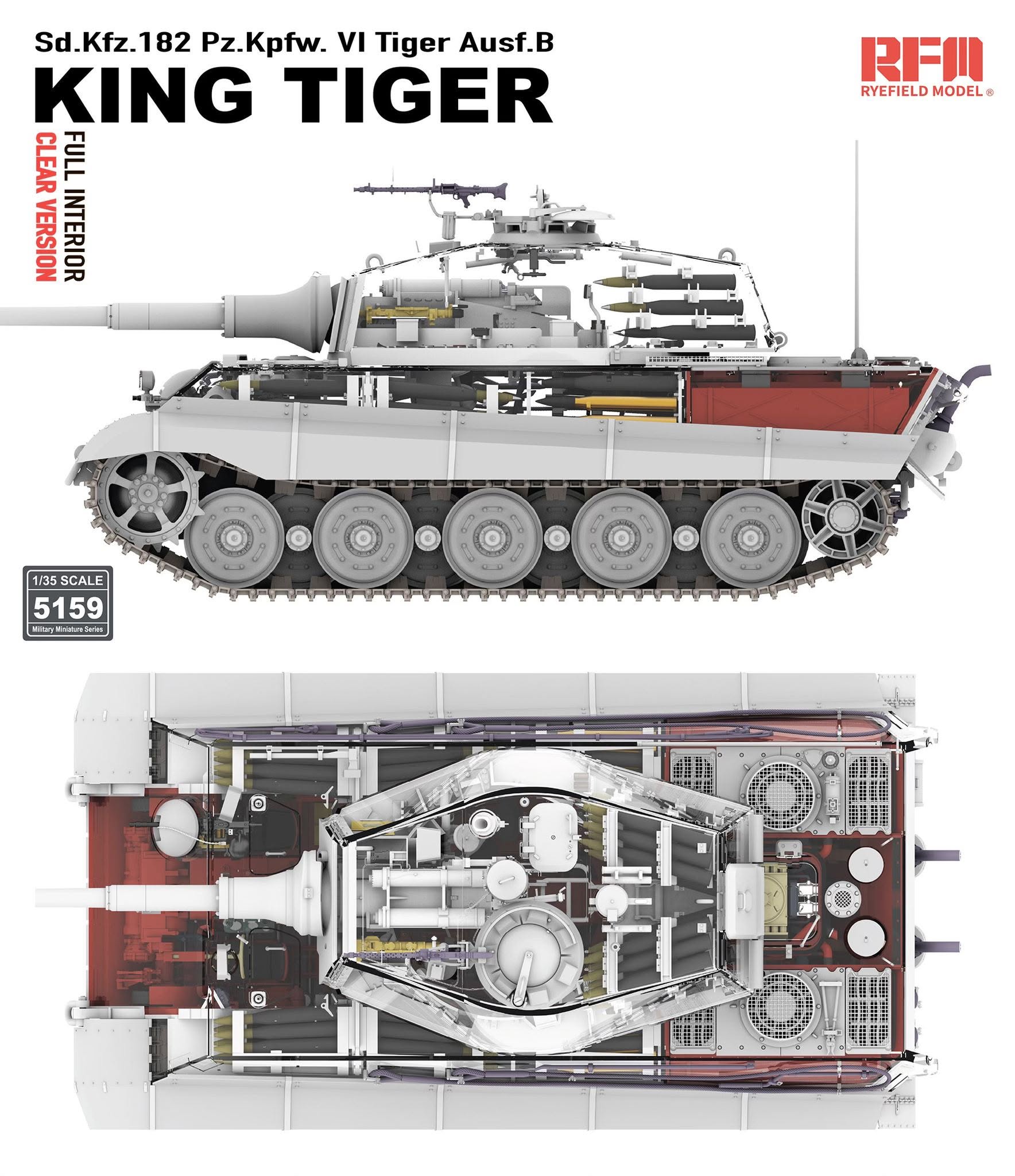 rye-field-5159-maquette-king-tiger-1-35-int-rieur-complet image 3