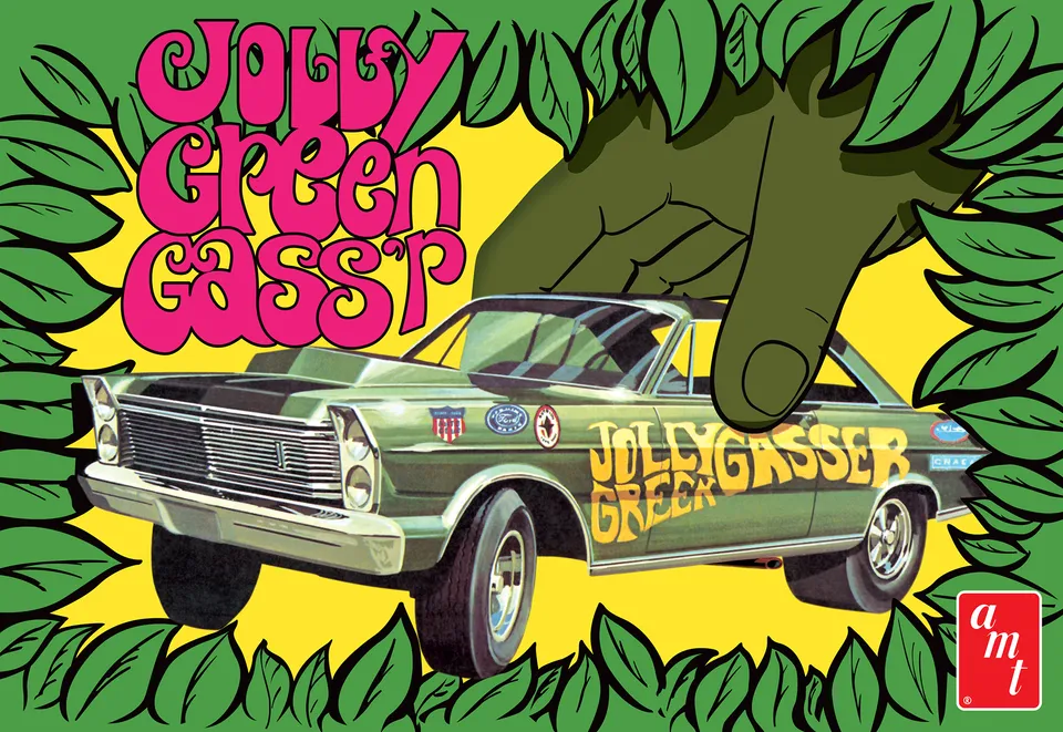 amt-ford-galaxie-1965-jolly-green-gasser-maquette-1-25 image 1