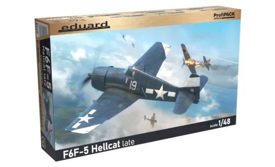 eduard-f6f-5-hellcat-late-8229-maquette-avion-1-48-profipack image 1
