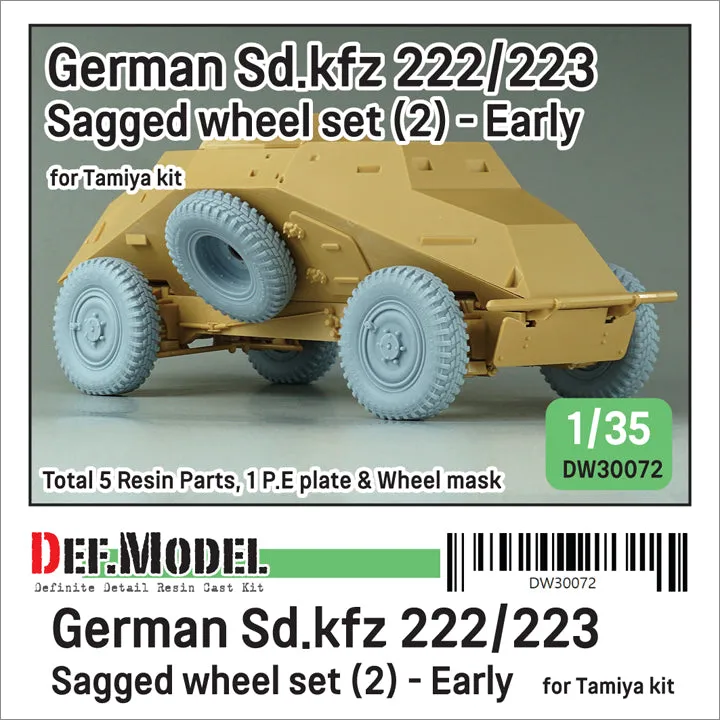 def-model-dw30072-roues-sd-kfz-222-223-1-35-tamiya image 1
