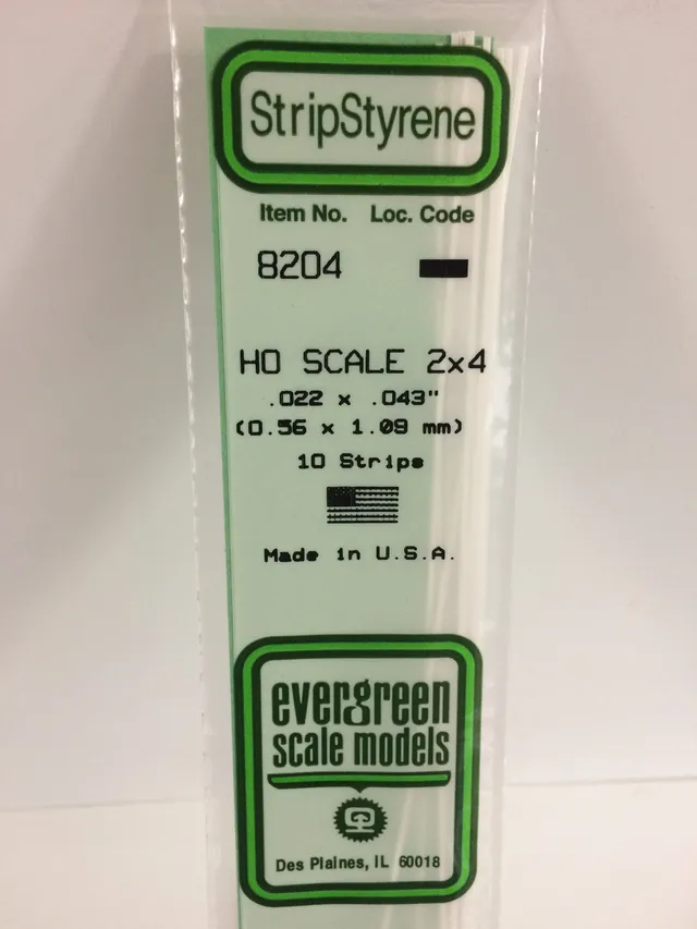 evergreen-strips-8204-baguette-plastique-0-6x1-1-mm-lot-10 image 1